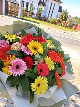 Букет цветов из:  Герберы #REPLACE_PRED# Называевске