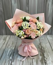 Букет цветов из:  Гвоздики, Розы и Хризантемы в Называевске