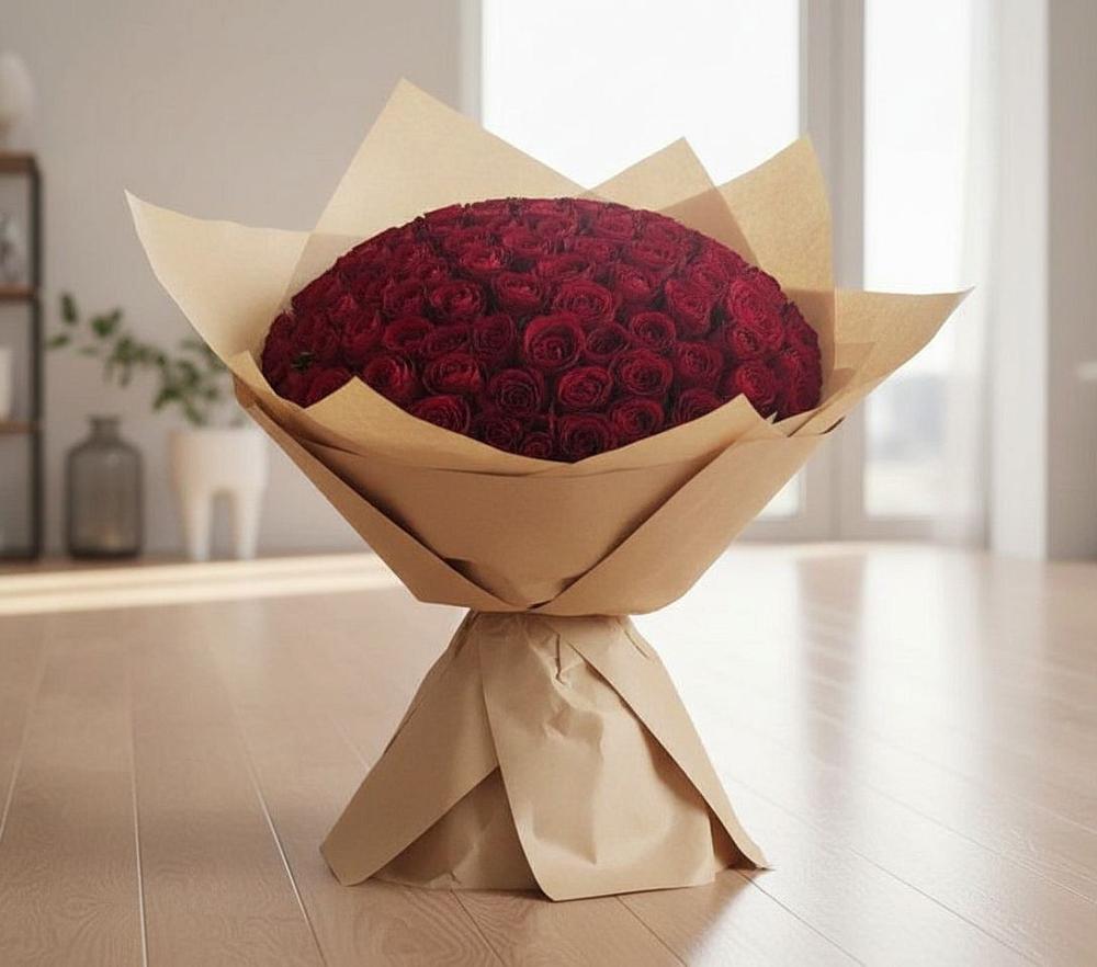 Букет 101 Красная роза в Называевске