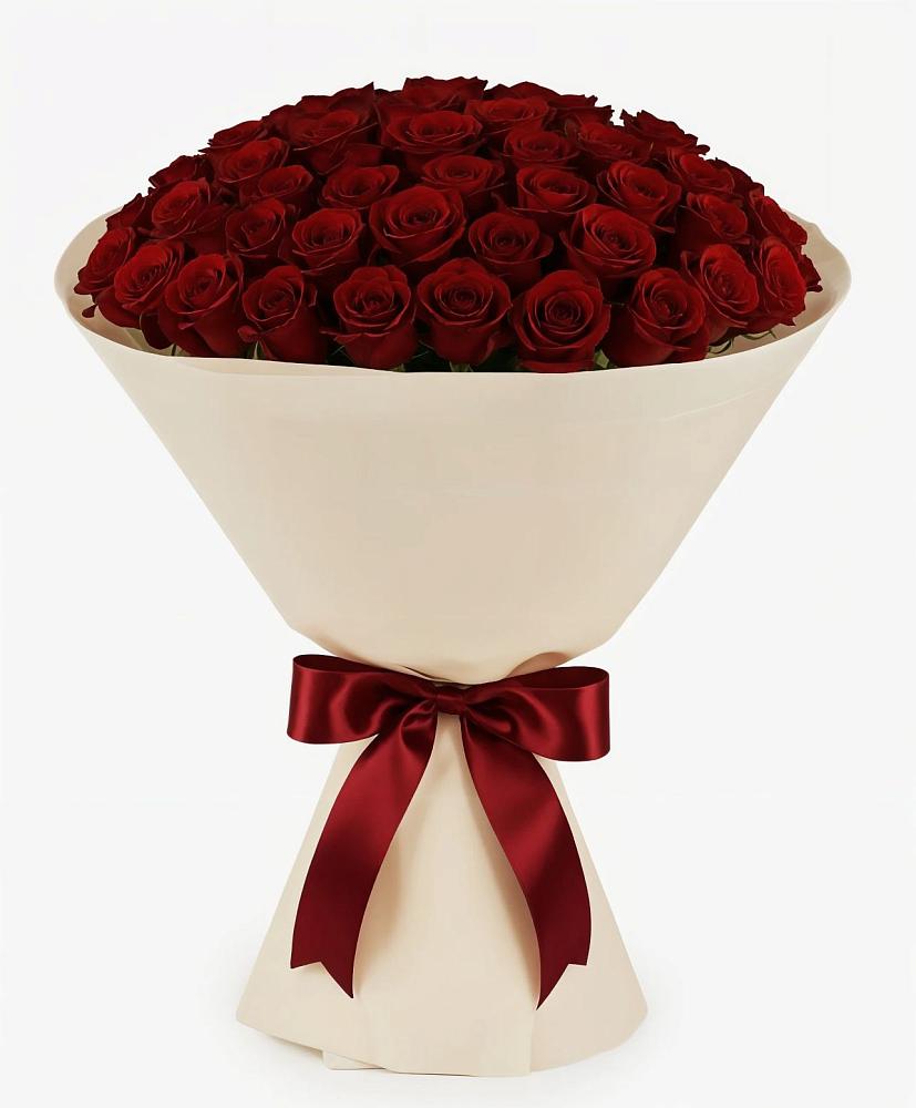 Букет 101 Бордовая роза Блэк Бакарра в Называевске