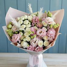 Букет цветов из:  Альстромерии и Розы в Называевске