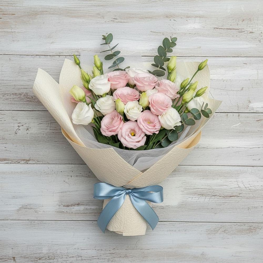 Букет цветов из: Лизиантусы в Называевске